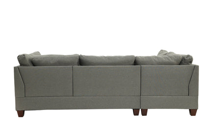 Kapo 3 Pcs Sectional Sofa Set - Gray