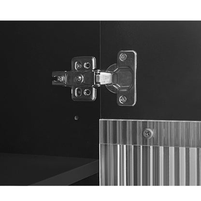 Greta Sideboard Buffet Cabinet - Black