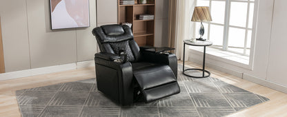Comfort Max 270 Degree Swivel Power Recliner - Black