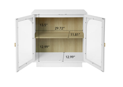 Parker Storage Cabinet - White
