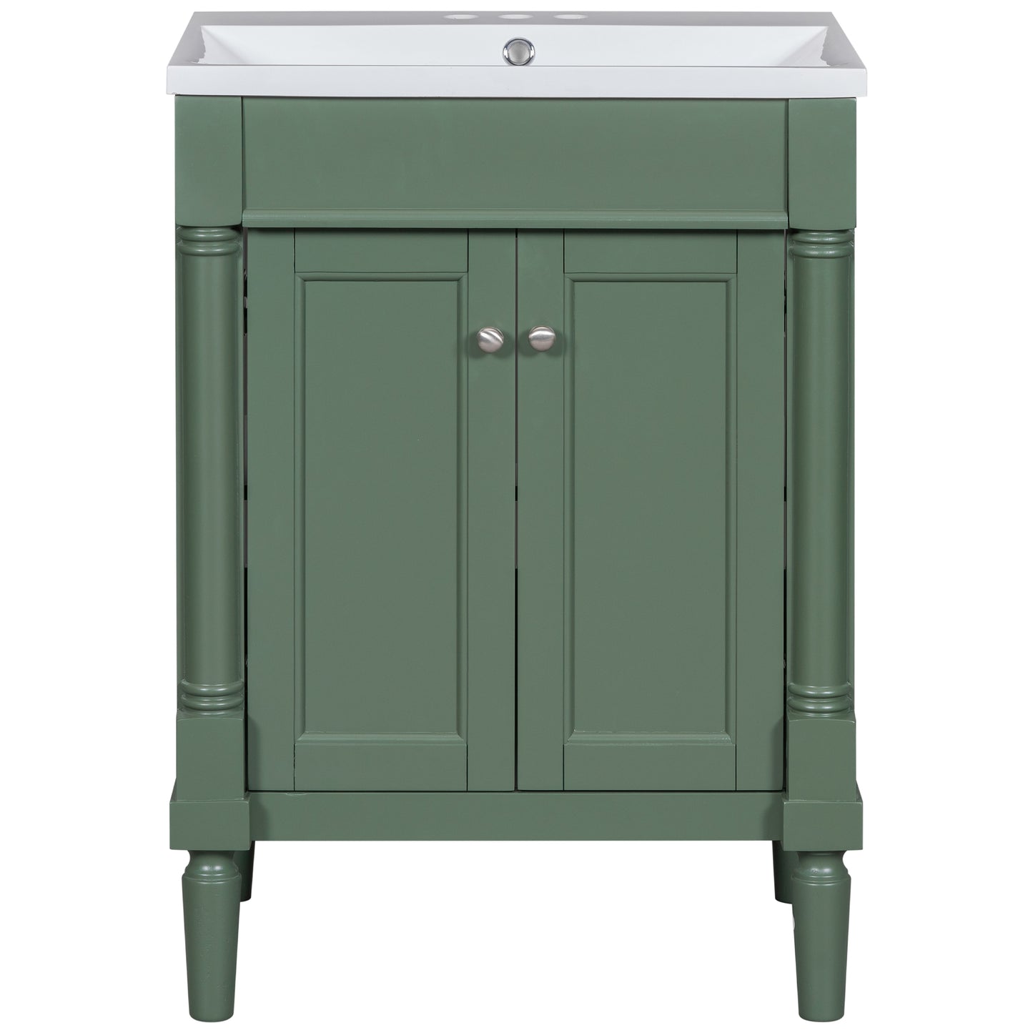 Modern Storage Bathroom Vanity with Top Sink