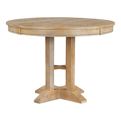 Alba 5pc Dining Set Extendable Table 4x Side Chairs - Natural