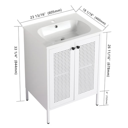Freestanding Bathroom Vanity With Gel Sink