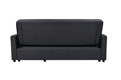 Tena Upholstered Sofa Bed W/Pull Out Bed  - Dark Gray