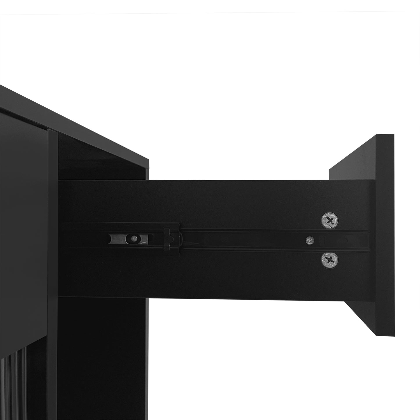 Greta Sideboard Buffet Cabinet - Black