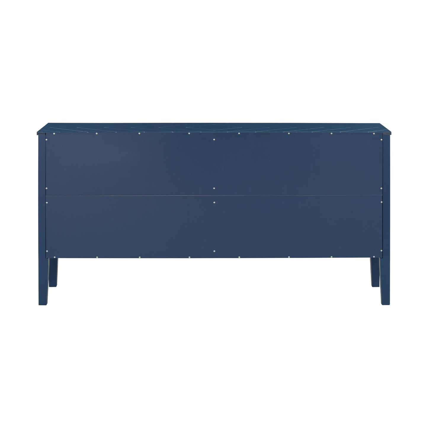 Briony Geometric Line Patterns Sideboard Buffet - Navy Blue