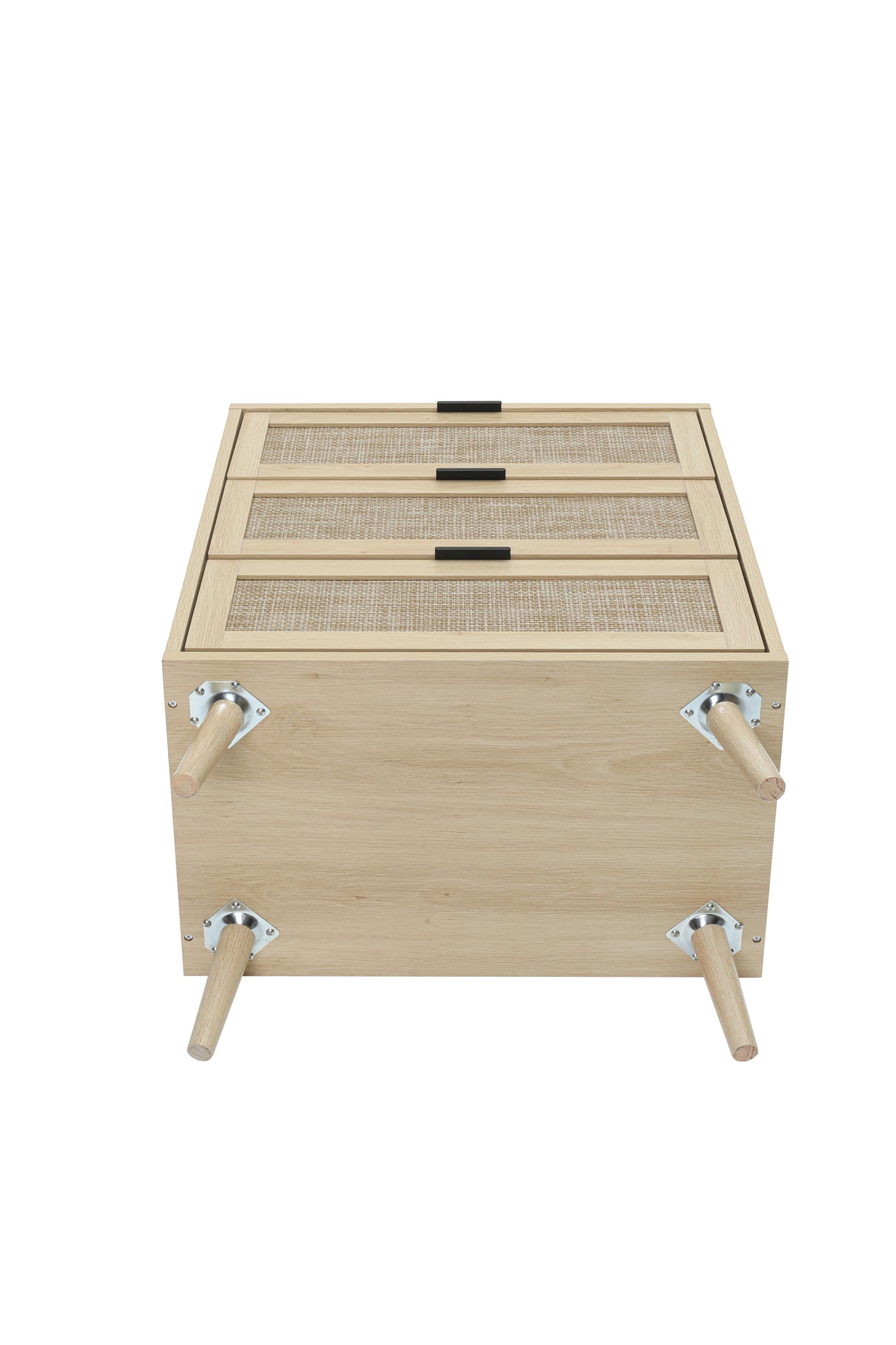 Kooboo 3 Drawer Nightstand End Table - Natural