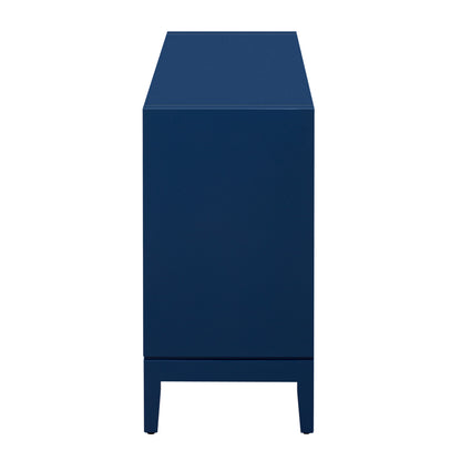 Carri Versatile Four-Door Sideboard Buffet - Navy Blue