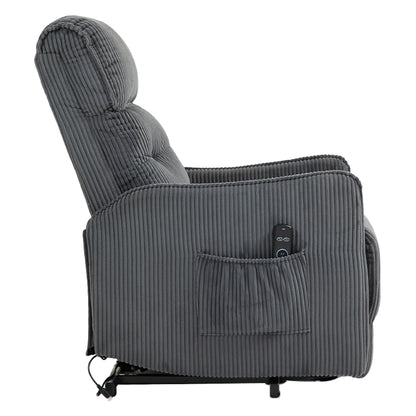 Fraser Electric Recliner Chair - Dark Gray