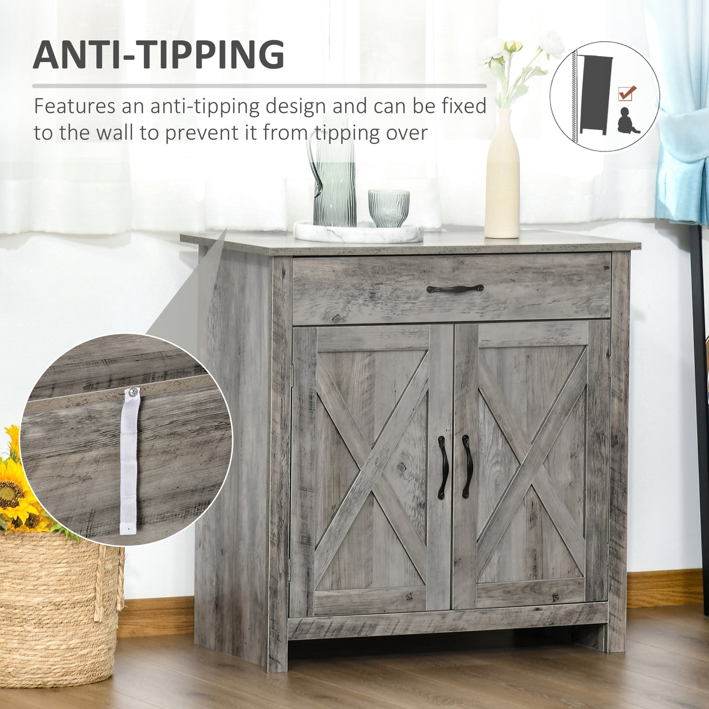 Nord Farmhouse Sideboard Buffet