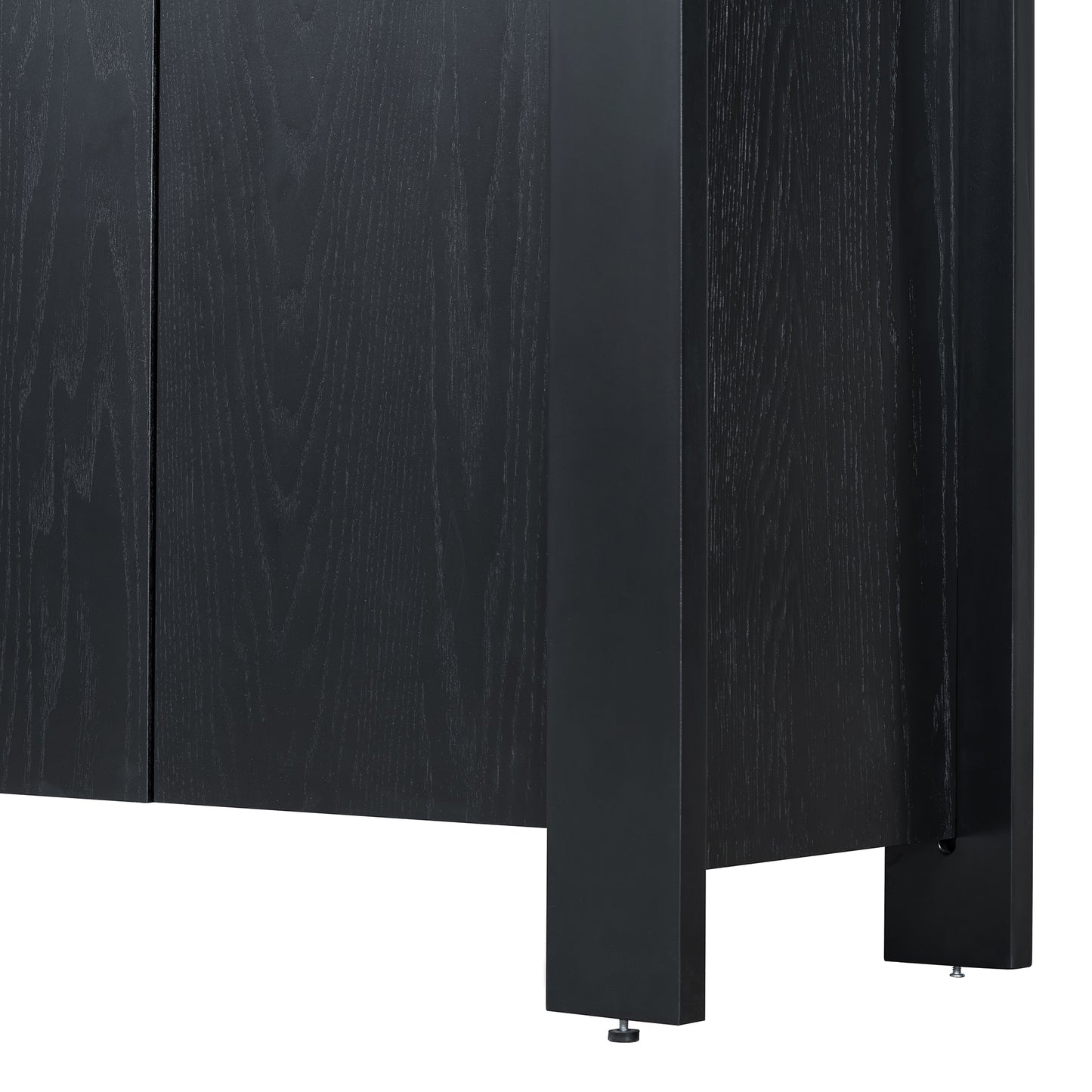Cruz 4-door Sideboard - Black