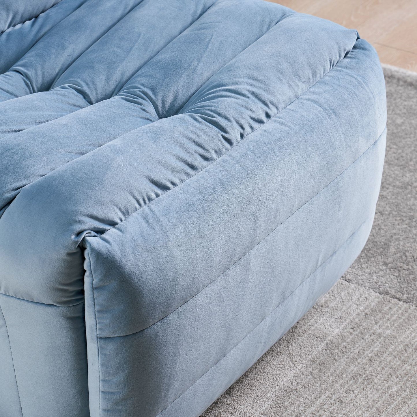 Seraphina  Rotatable Recliner Chair - Blue