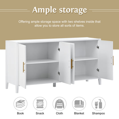Kito Sideboard Accent Cabinet - White