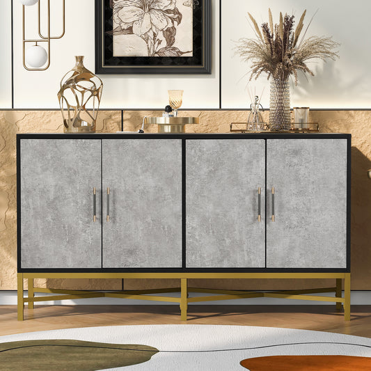 Ami  Four-Door Sideboard - Gray