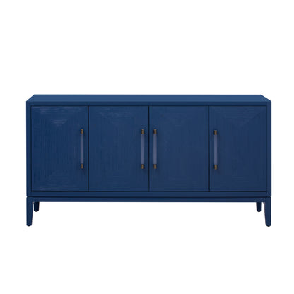 Carri Versatile Four-Door Sideboard Buffet - Navy Blue