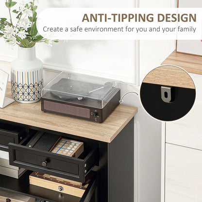 Esco Sideboard Buffet - Black