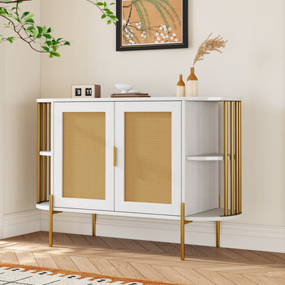 Amari 2- Rattan Door - White