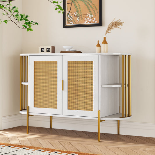 Amari 2- Rattan Door - White