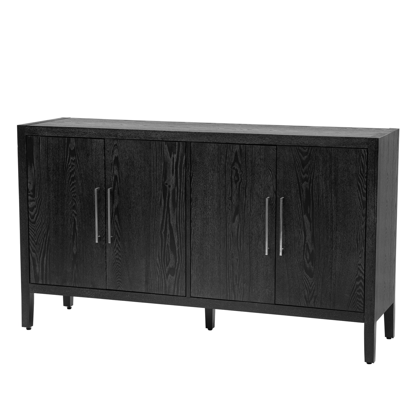Marco Sideboard Wooden Cabinet - Black