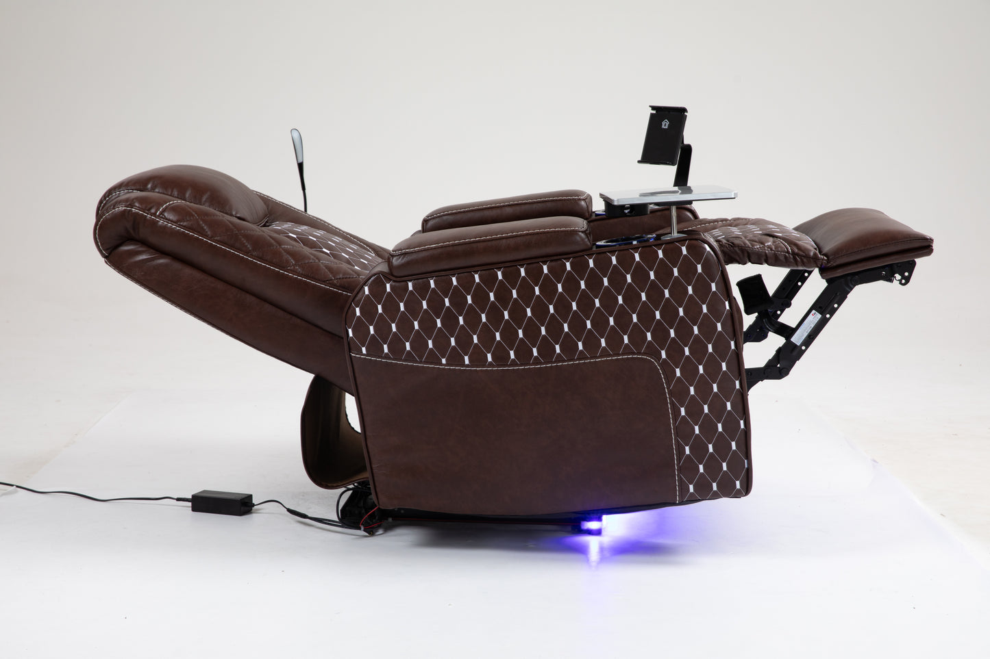 Warner One Power Recliner with Multifunctional Features - Brown