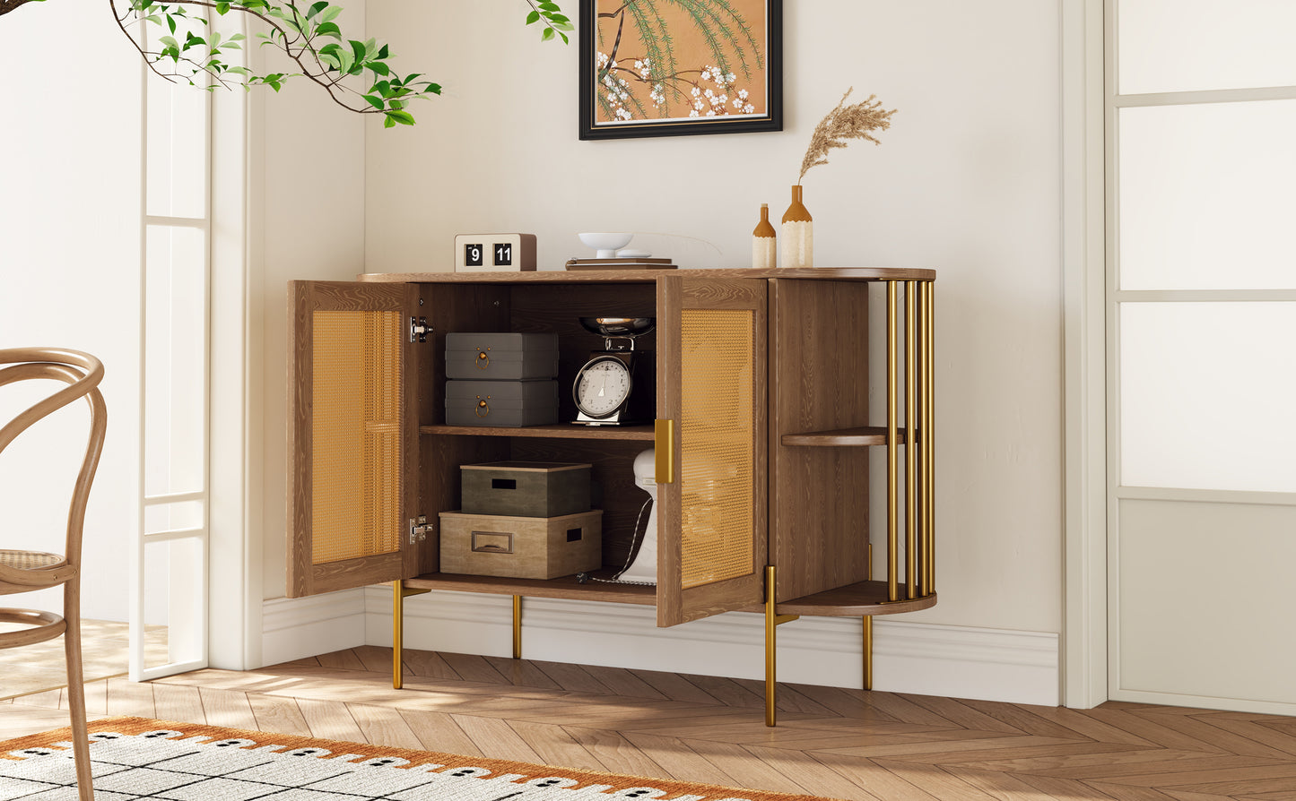 Amari 2- Rattan Door - Natural