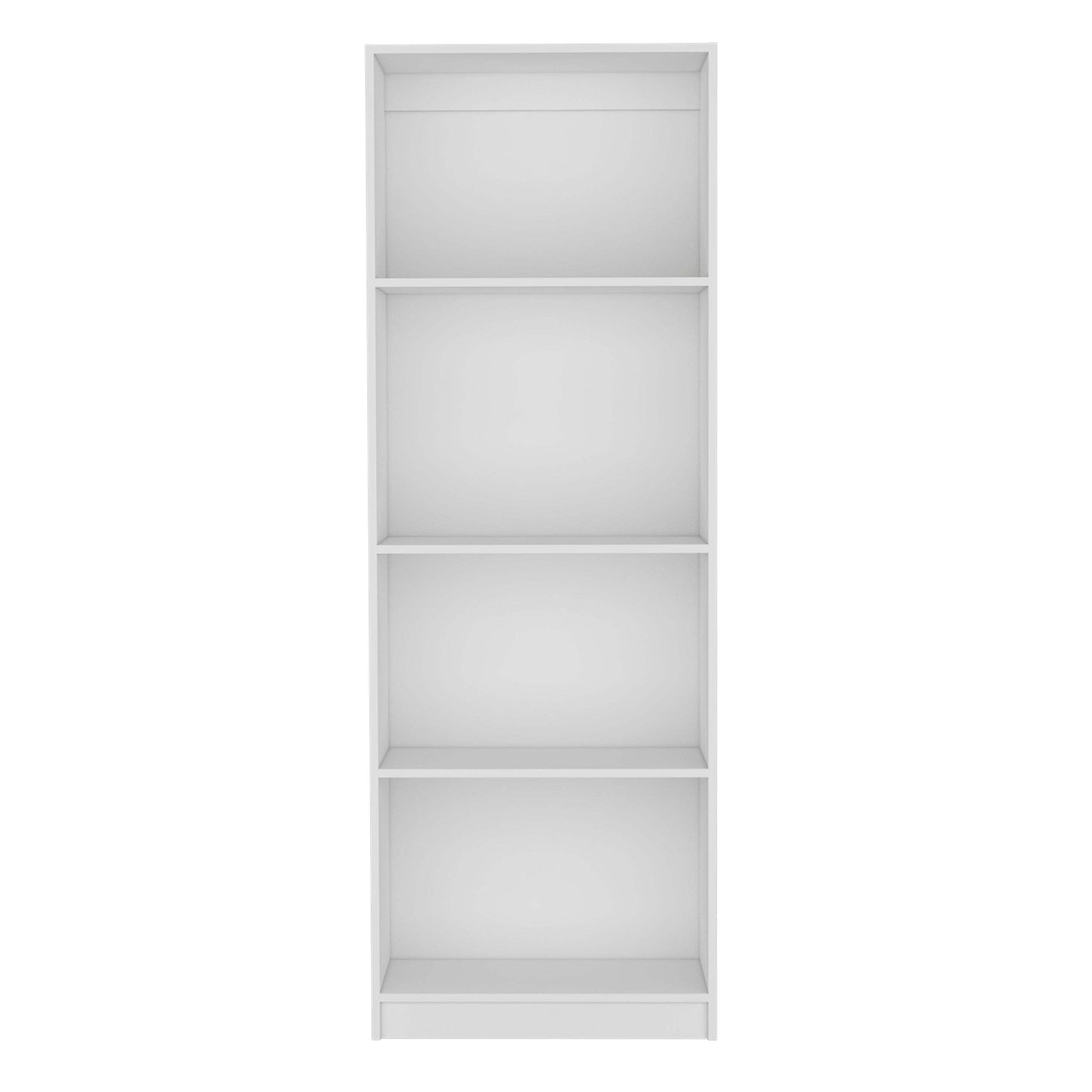 Abo Bookcase Cabinet with 4-Shelf - White