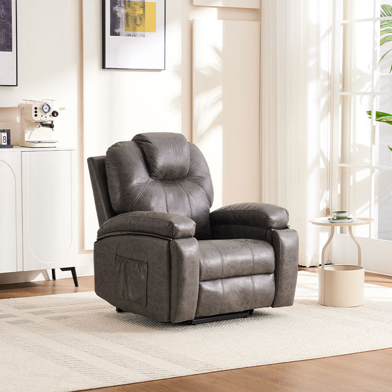 Rocha Power Lift Recliner Chair with Massage - Gray