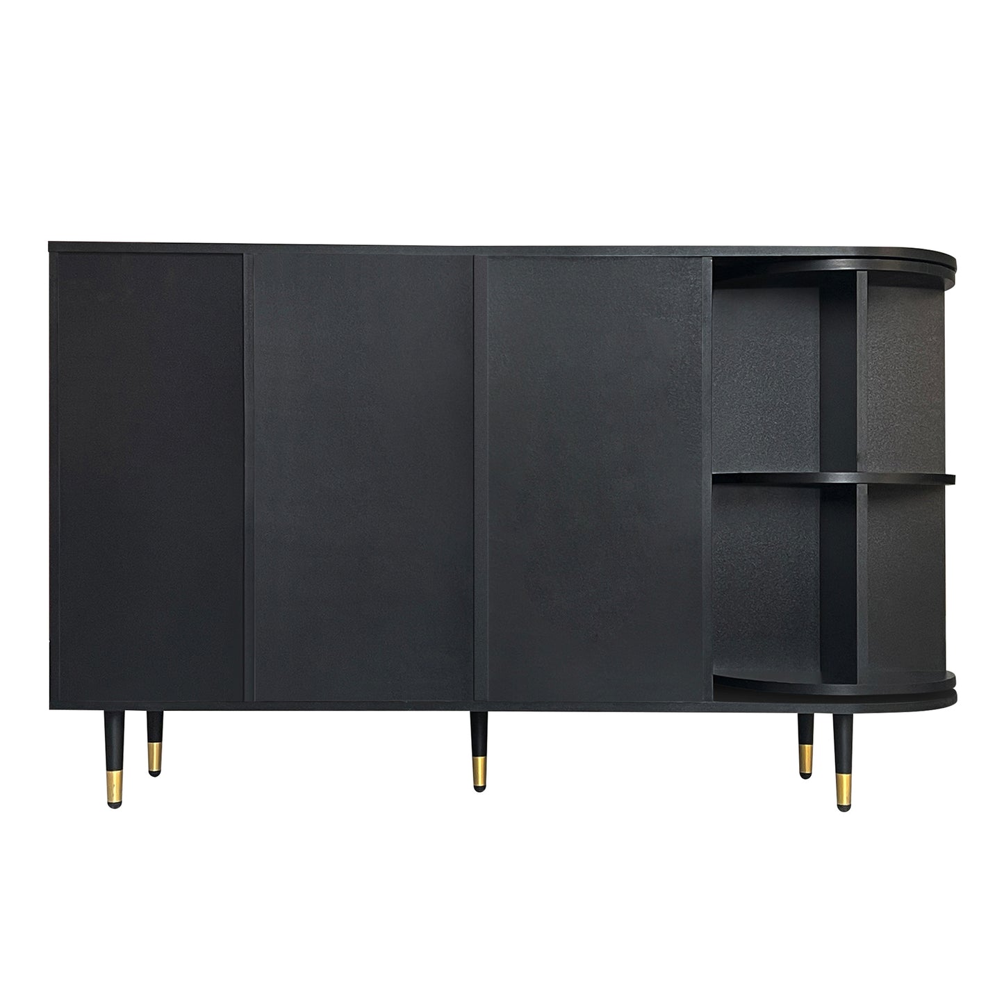 Greta Sideboard Buffet Cabinet - Black