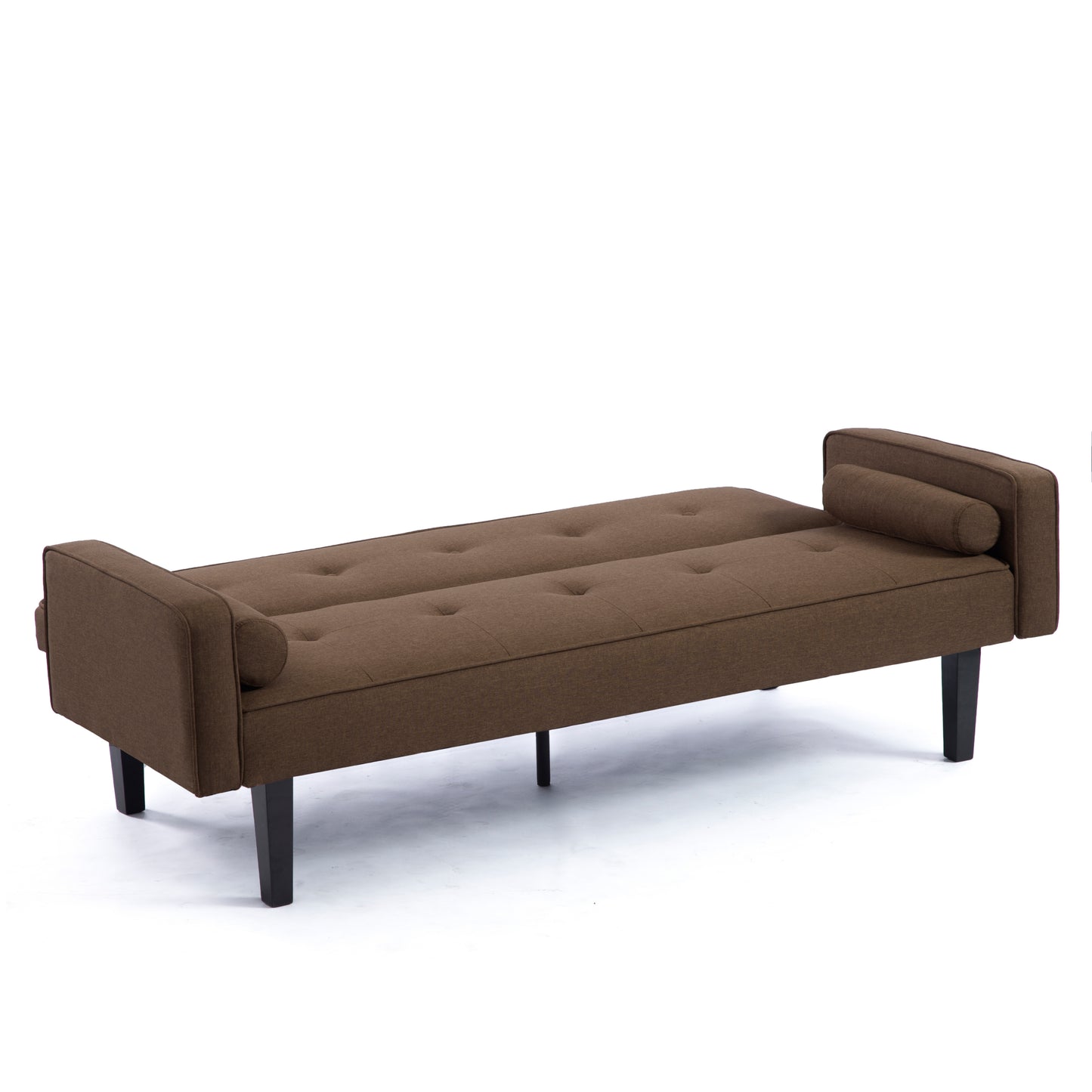 Aziza Convertible Sofa Bed - Dark Brown