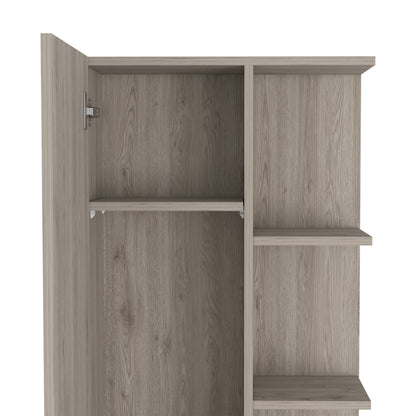 Cio Single Door Cabinet - Light Gray