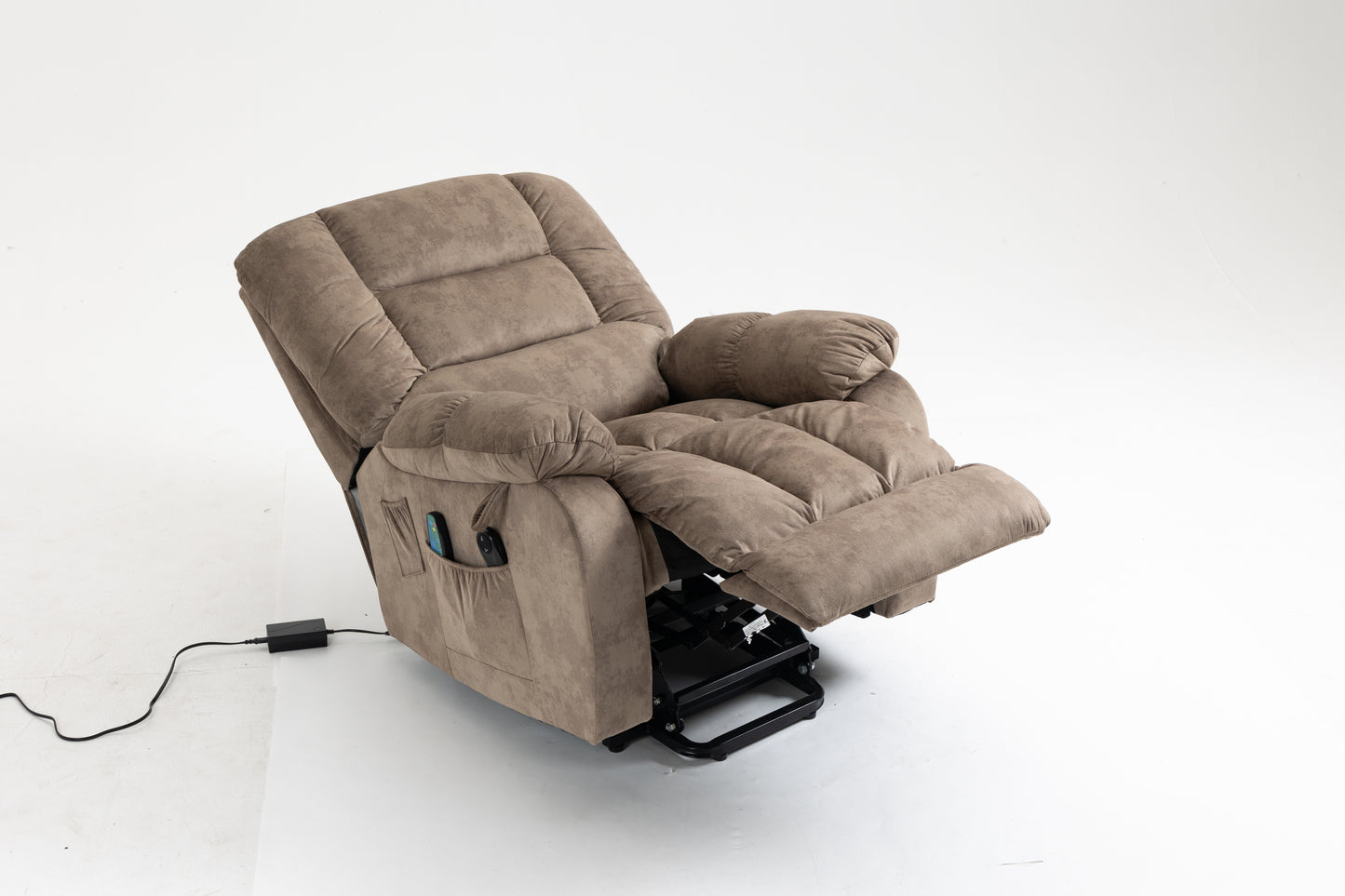 Kiara Recliners Lift Chair - Beige+Brown