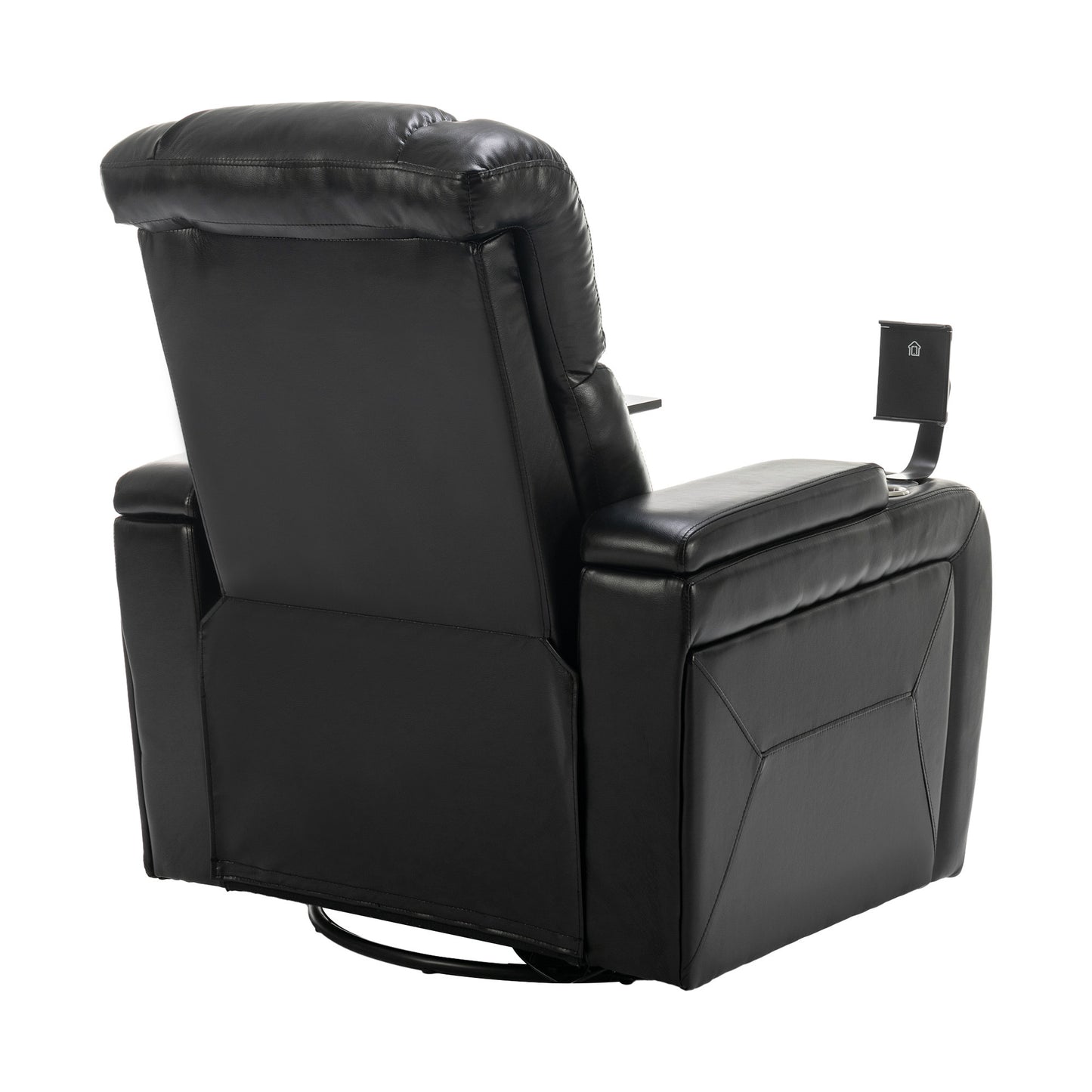 Comfort Max 270 Degree Swivel Power Recliner - Black