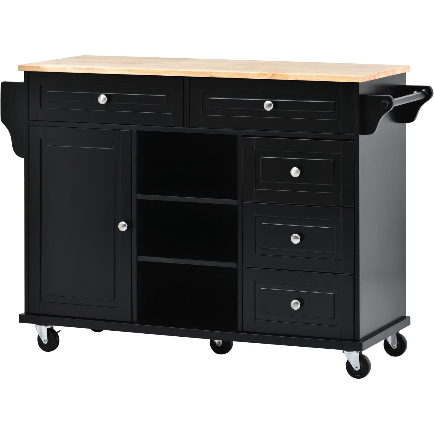 Pantry Mate Kitchen Cart - Black
