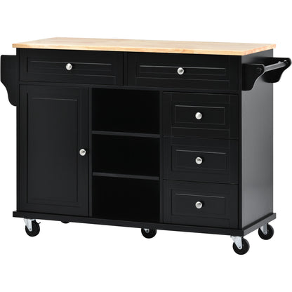 Pantry Mate Kitchen Cart - Black