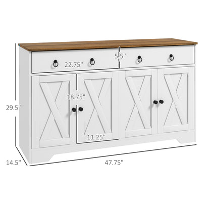 Moderna Farmhouse Sideboard Buffet