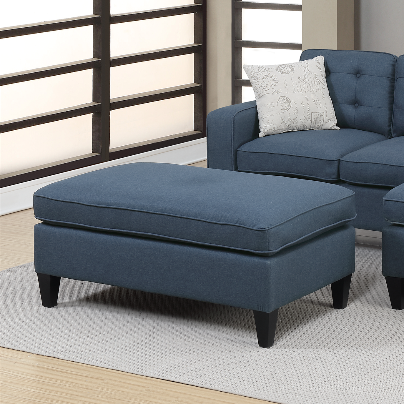 Avalon Sectional Sofa Set - Navy