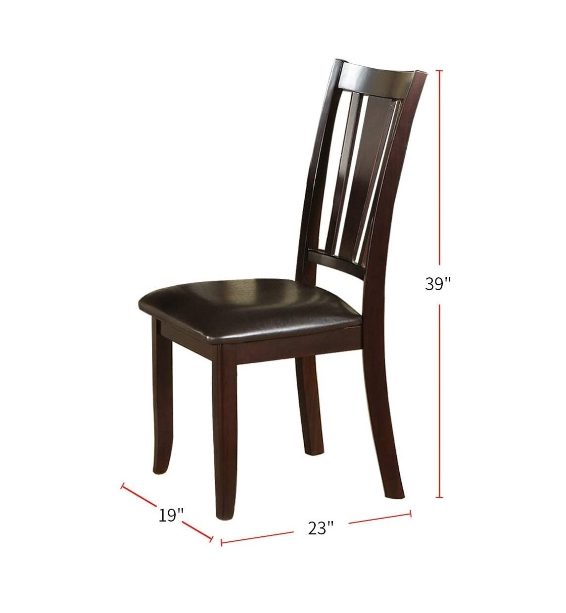 Ervin Dining Chair (Set of 2)- Brown