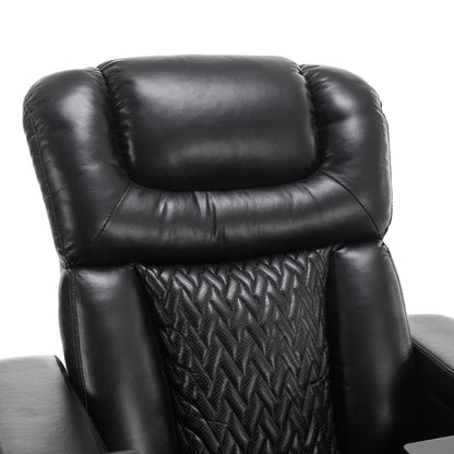Comfort Max 270 Degree Swivel Power Recliner - Black