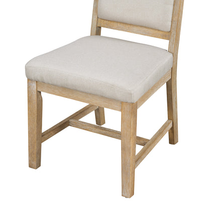 Alba 5pc Dining Set Extendable Table 4x Side Chairs - Natural