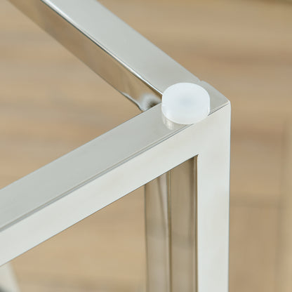 Chrome Glass Coffee Table