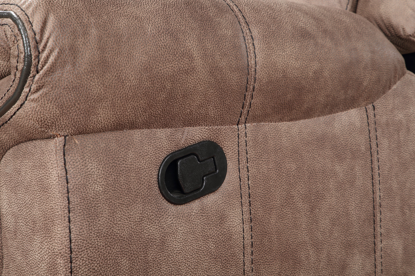 Dollum Velvet Sectional Sofa - Chocolate