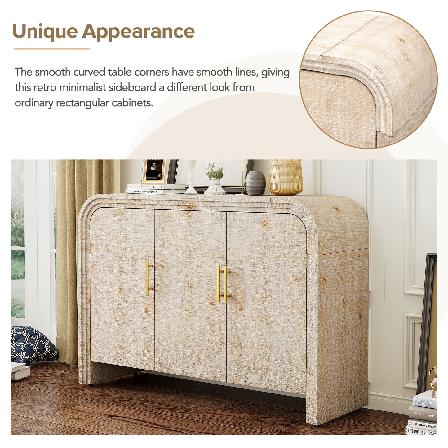 Kyron Sideboard Buffet - Natural