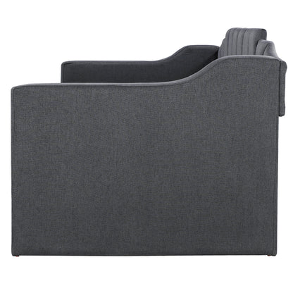 Yuma  Twin Size Daybed with Trundle - Black