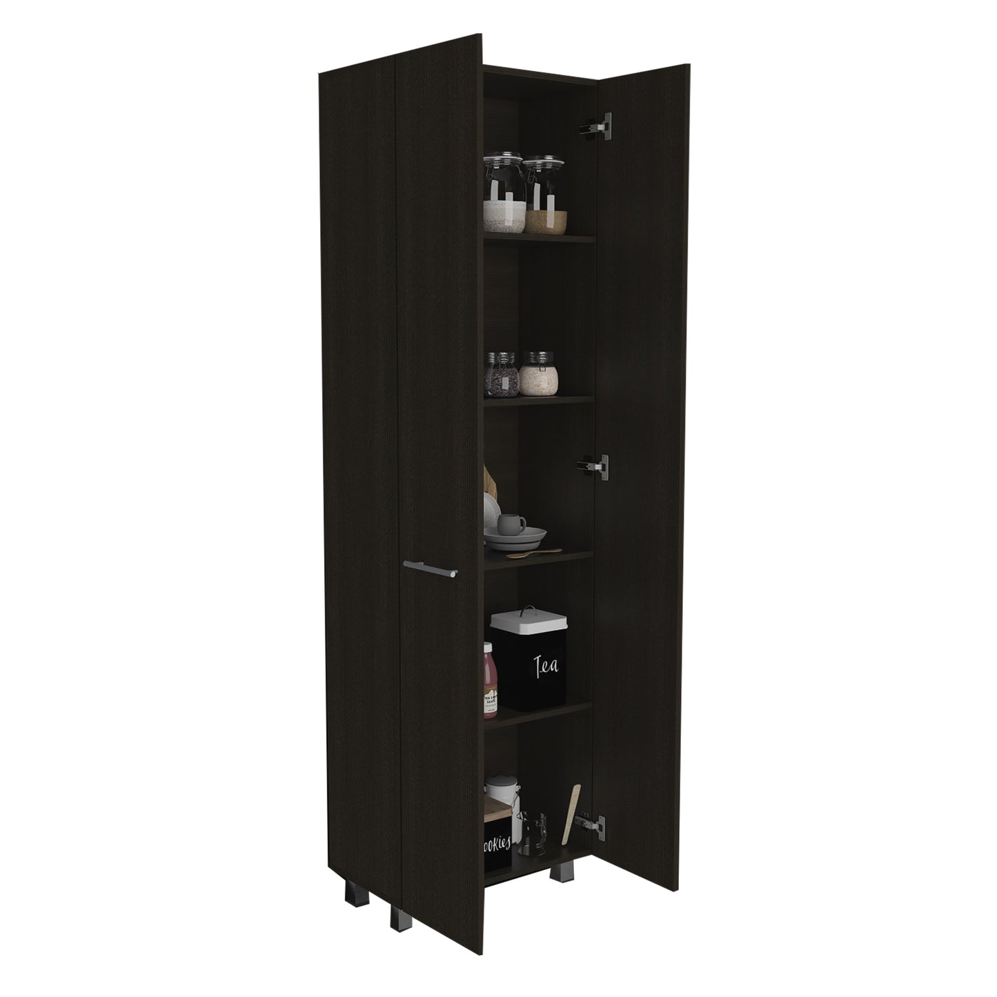 Phoenix Pantry Cabinet - Black