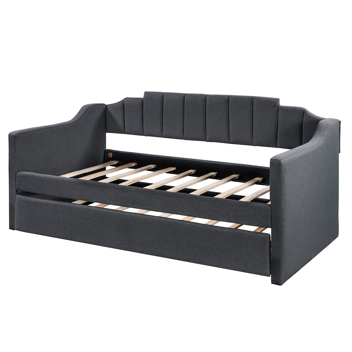 Yuma  Twin Size Daybed with Trundle - Black