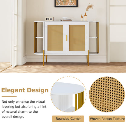 Amari 2- Rattan Door - White