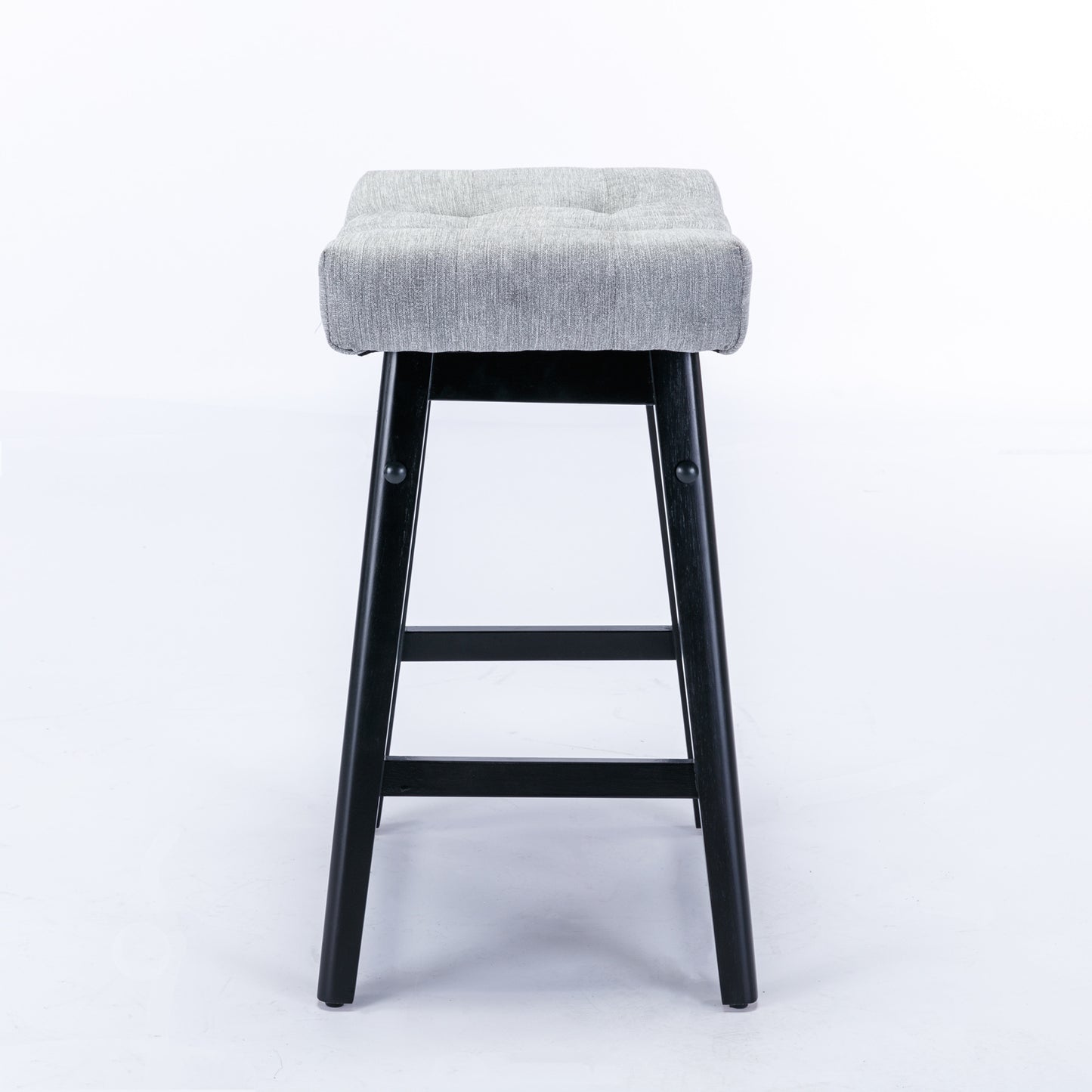 Farmhouse Counter Stools Height 25" -  Gray Set of 2