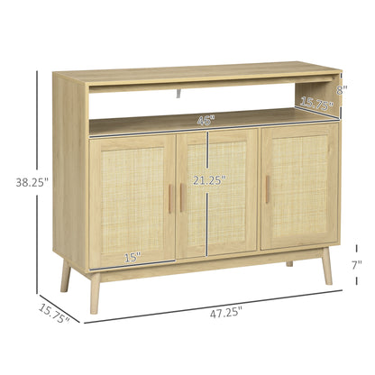 Sio Rattan Doors Sideboard Buffet