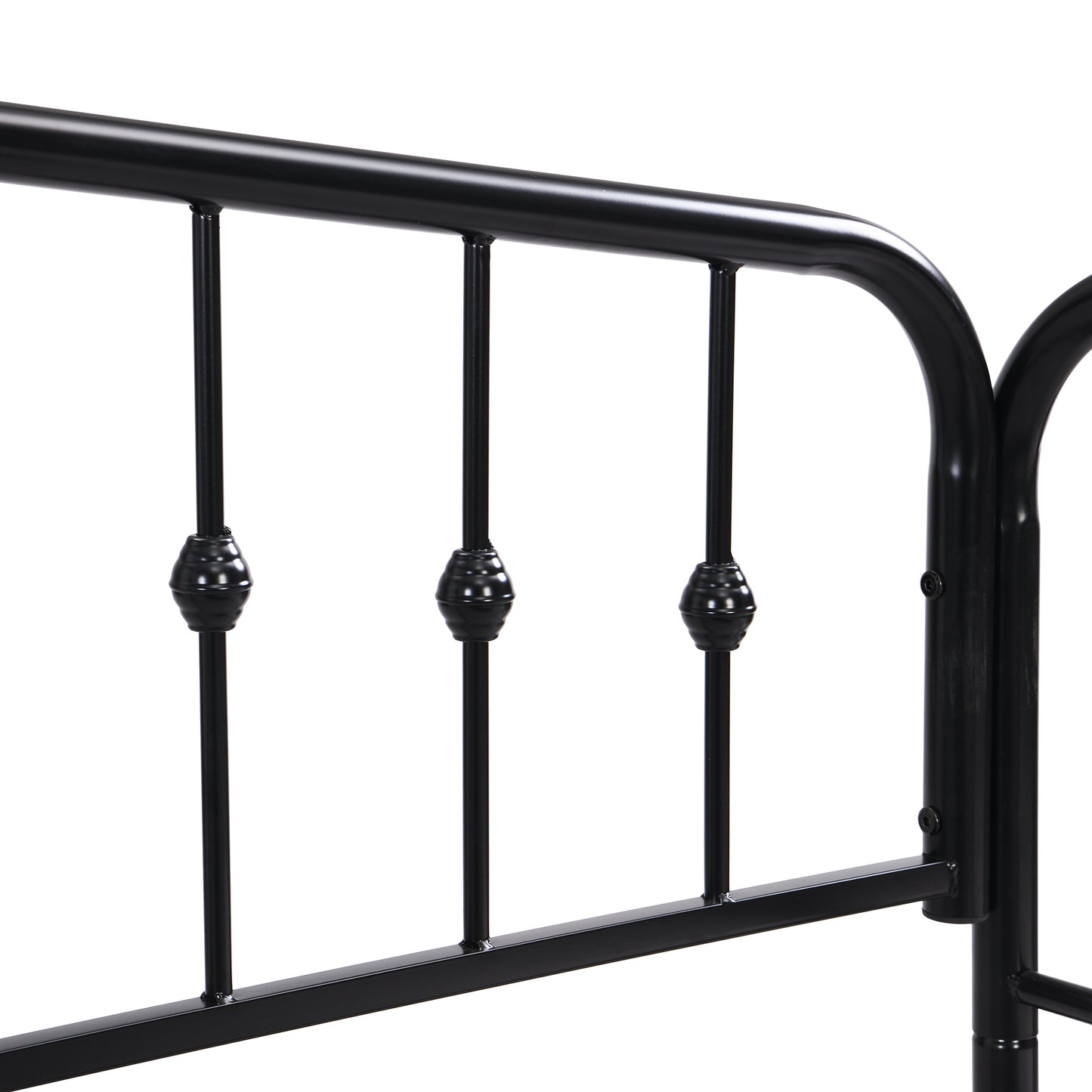 Zee Twin Size Metal Daybed with 2 Drawers - Black