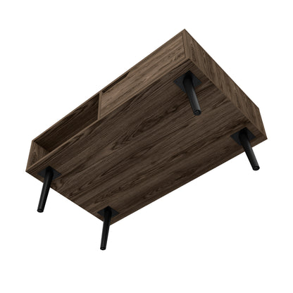 Piercey Coffee Table - Dark Walnut